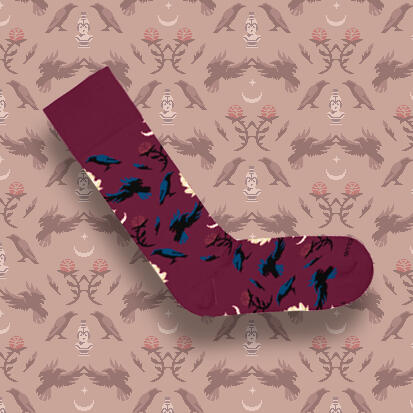 &#39;The Raven&#39; knitwear pattern